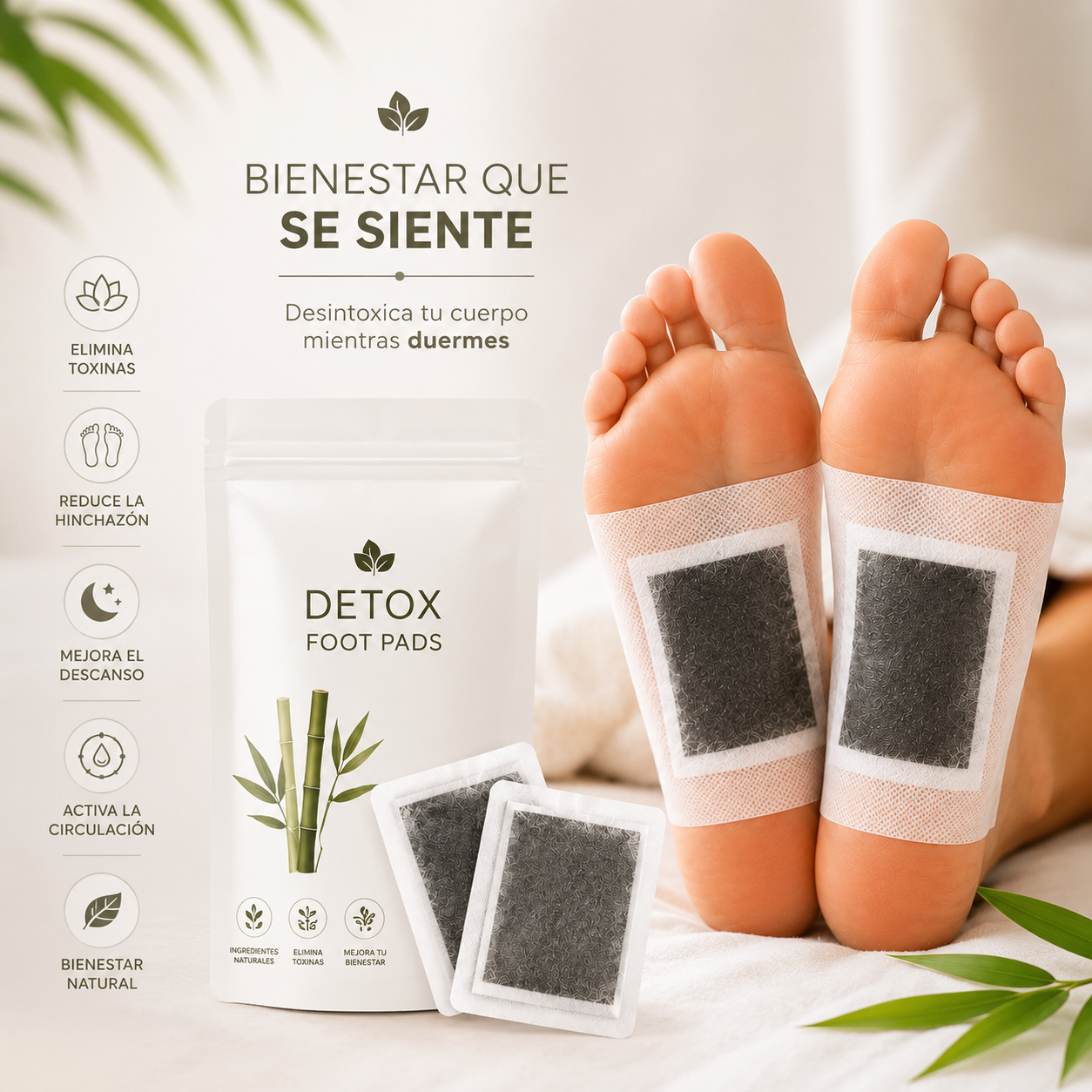 100 Parches Detox Pies Kinoki