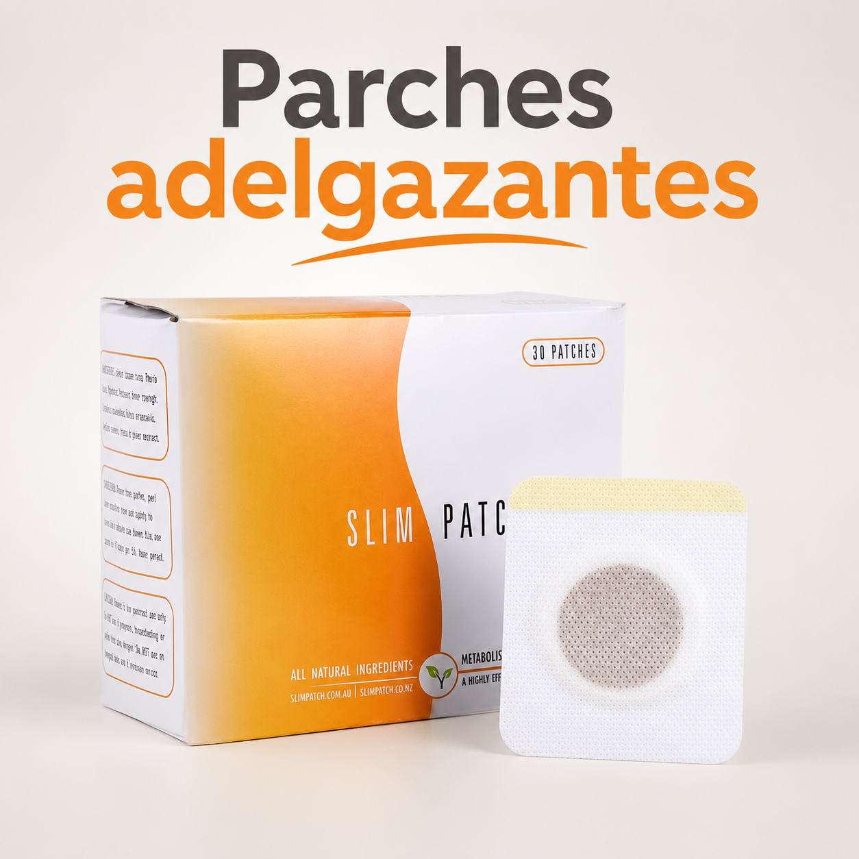 Parches adelgazantes - 30 Parches Naturales