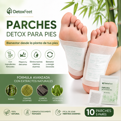 100 Parches Detox Pies Kinoki