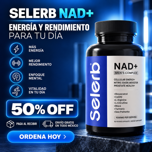 NAD+ Men’s Complex 13 en 1 | Energía, Vitalidad y Rendimiento Masculino