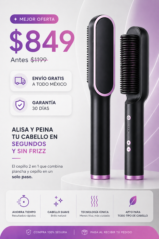 ALACIATOR BRUSH ® - Cepillo Alaciador
