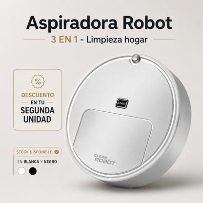 Aspiradora Robot 3 en 1 - Limpieza en tu hogar