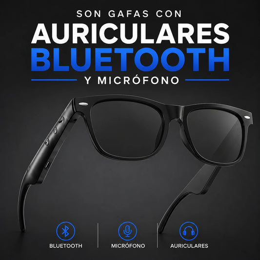 Gafas - Auriculares Bluetooh y Microfono