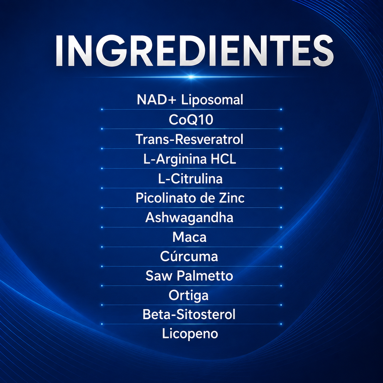 NAD+ Men’s Complex 13 en 1 | Energía, Vitalidad y Rendimiento Masculino